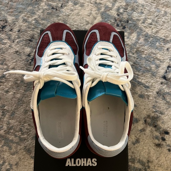 ALOHAS Tb 490 Rife Burgundy Sneakers - Picture 2 of 3
